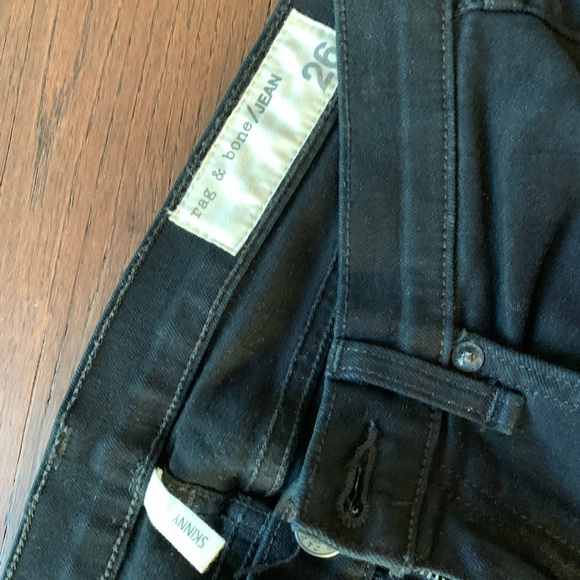 Rag & Bone skinny Jean in coal - Picture 3 of 9